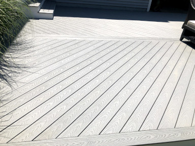 home deck constructed by Concept Home Builders